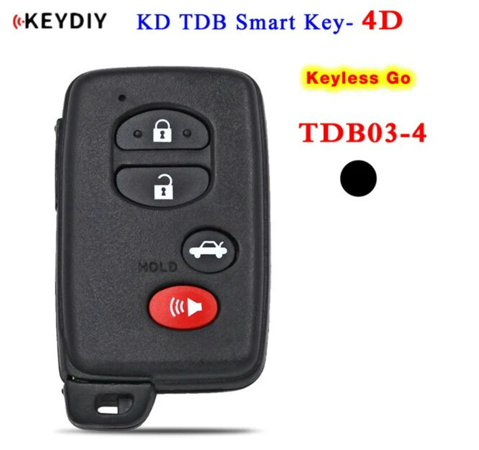 KEYDIY Universal KD MINI Tool KD-MAX 4D Smart Car Key Generation TDB Remote TDB03-2 TDB03-3 TDB03-4