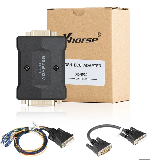 Xhorse XDNP30 Bosh ECU Adapters with 2 Cables work with VVDI Key Tool Plus/VVDI Mini Prog