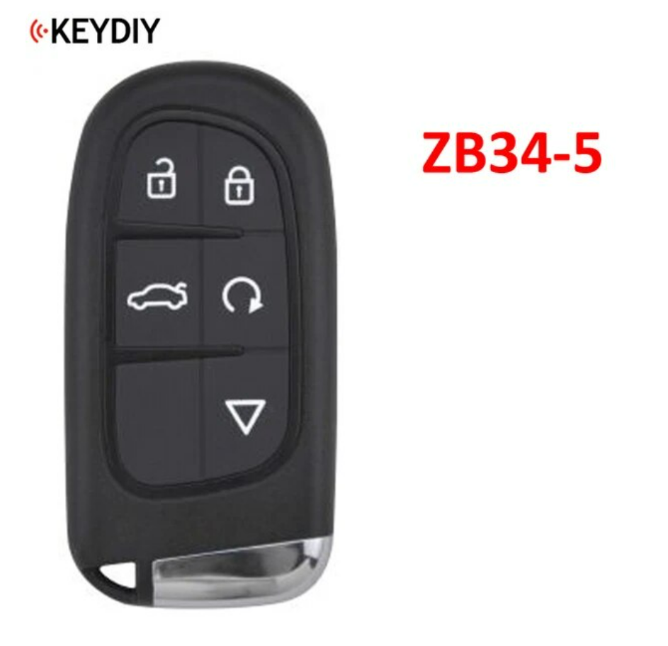 KEYDIY ZB Series ZB34 5 button Smart Key Remote for KD-X2