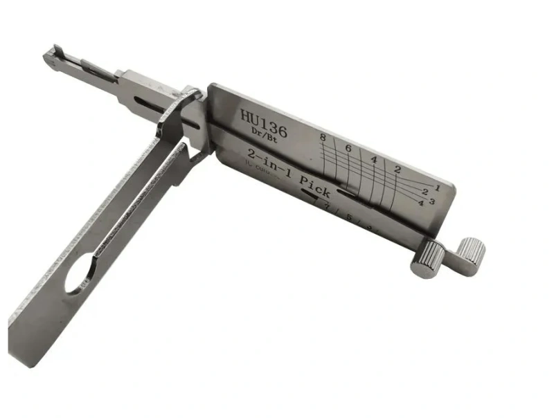 Original Lishi Locksmith Tool HU136 Lock Pick and Decoder