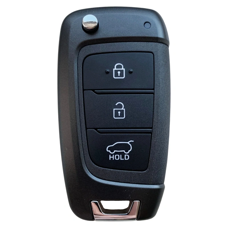 OEM 3 Button Remote Flip Key For Hyundai Kona 2017+ PN: 95430-J9800