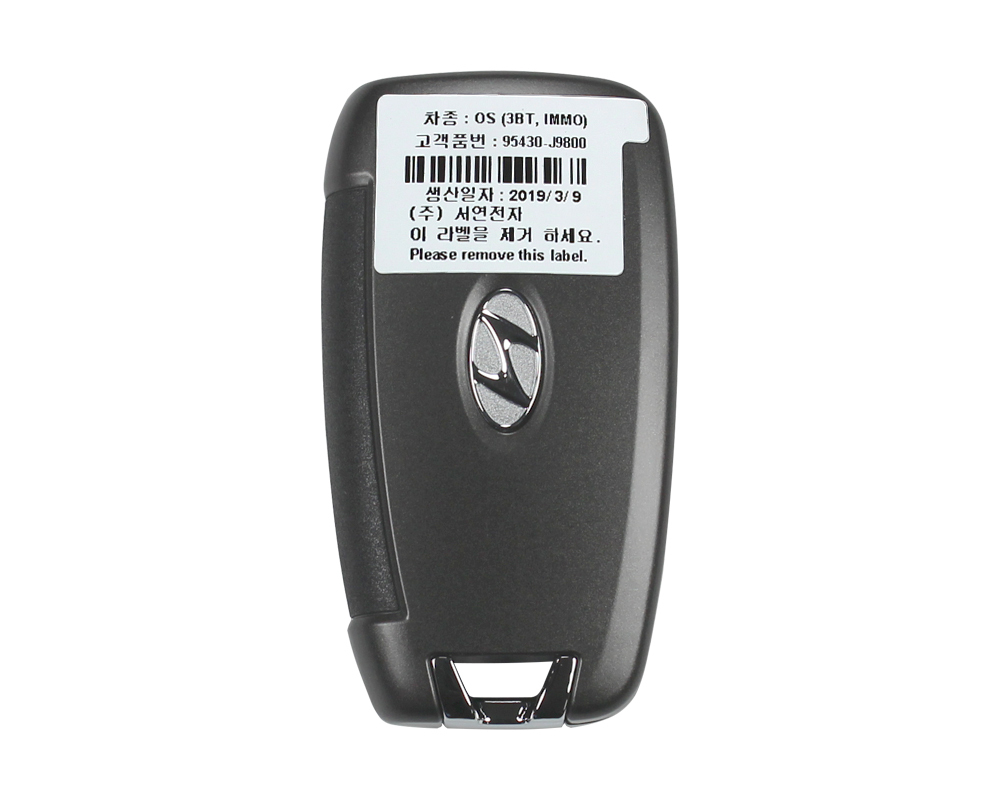 OEM 3 Button Remote Flip Key For Hyundai Kona 2017+ PN: 95430-J9800