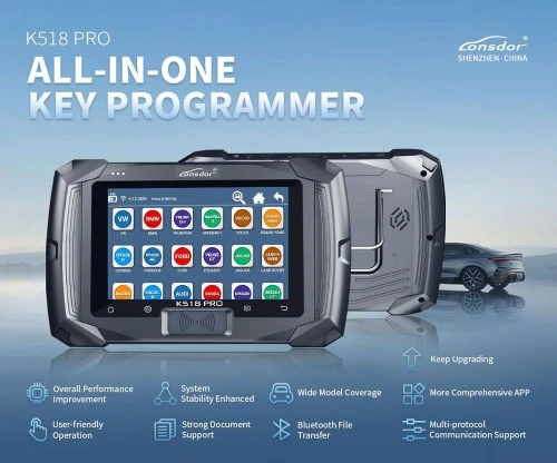 2023 Lonsdor K518 PRO Full Version All In One Key Programmer with gift
