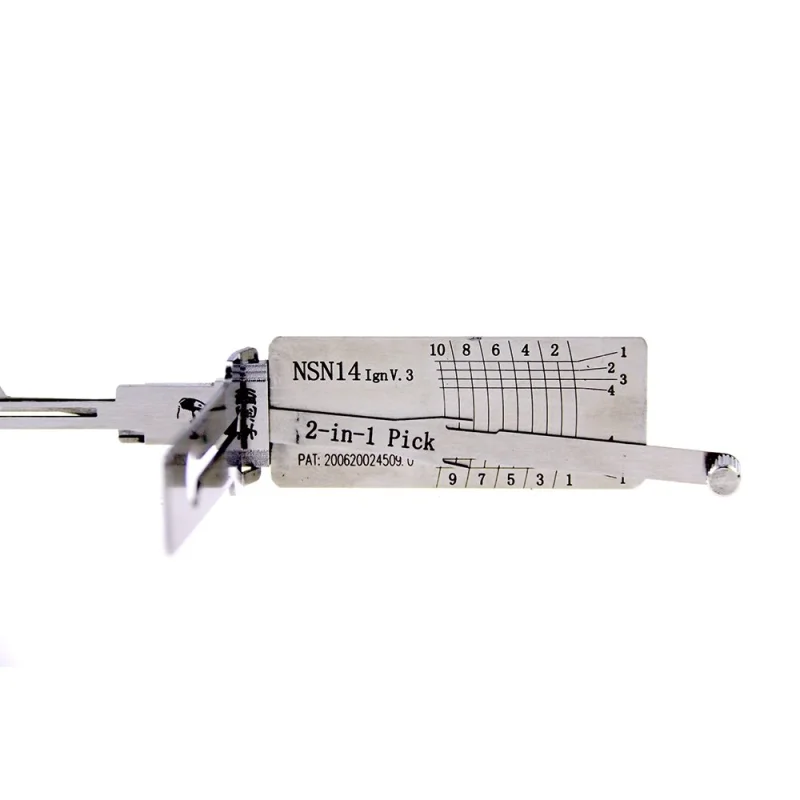 Original Lishi 2 in 1 tool NSN14 Ign V.3 for Nissan subaru