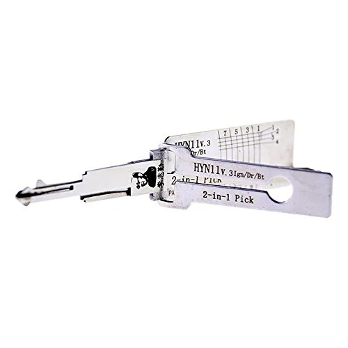 Original Lishi HYN11 V.3 Ign 2 in 1 tool Lock Pick and Decoder for hyundai KIA