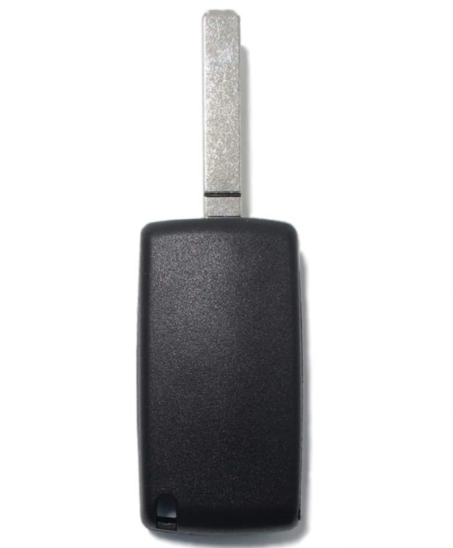 No logo For Citroen 2 buttons with VA2 blade flip remote key shell without logo