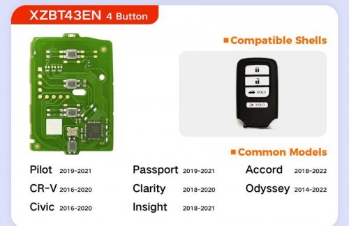 Xhorse XZ Series HON.D Special PCB Boards Exclusively for HONDA Models