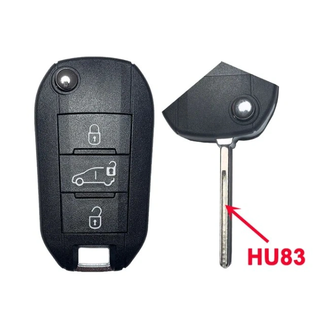 3 Buttons Key Shell Without logo For Citroen C-Elysee