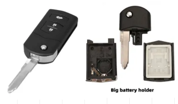 For Mazda M3/M5/M6 2/3 button remote key shell, please confirm inner structure