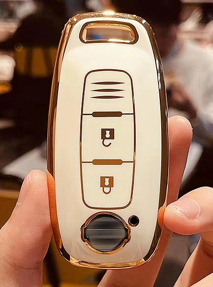 TPU Car Key protective Case For Nissan 2 button remote key, can choose color