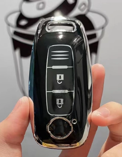 TPU Car Key protective Case For Nissan 2 button remote key, can choose color