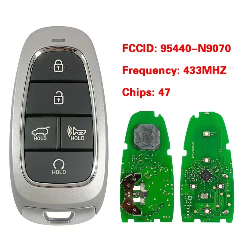 For Hyundai Tucson 2022 Smart Key 5 Buttons 433MHz with ID47 chip FCCID 95440-N9070