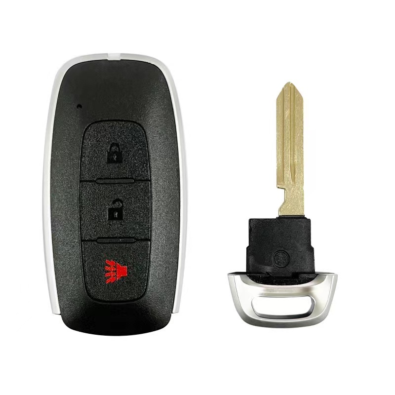 For Nissan Keyless Smart Remote Key 2+1 button KR5TXPZ1 433MHZ 4A Chip