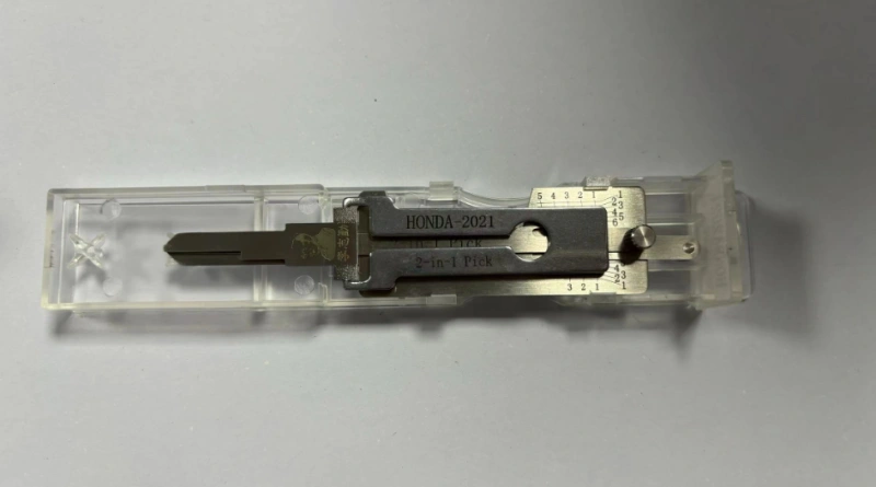 Original Lishi HONDA 2021 with cutout 2-in-1 Decoder and Pick for Honda 2021 Models