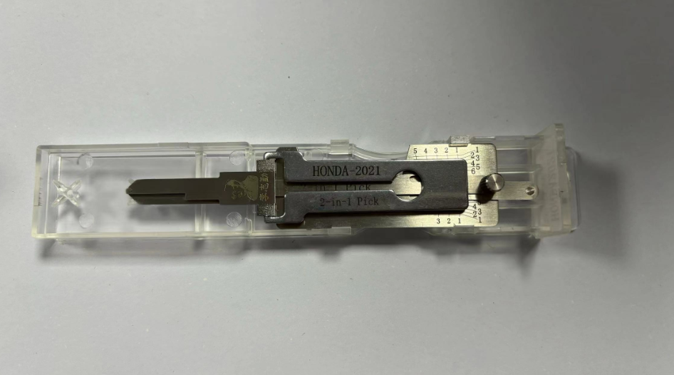 Original Lishi HONDA 2021 with cutout 2-in-1 Decoder and Pick for Honda 2021 Models