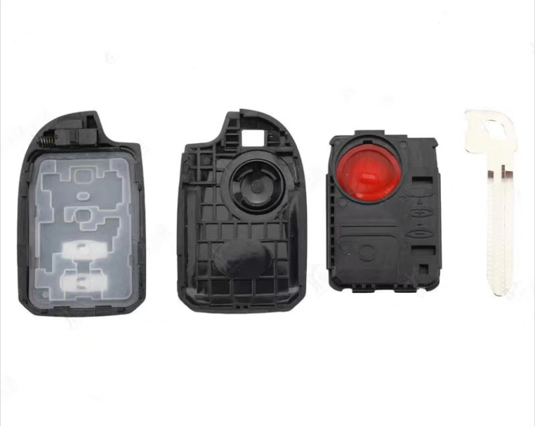 For Toyota Yaris Vios Smart Keyless Remote Key Shell With Emergency Blade
