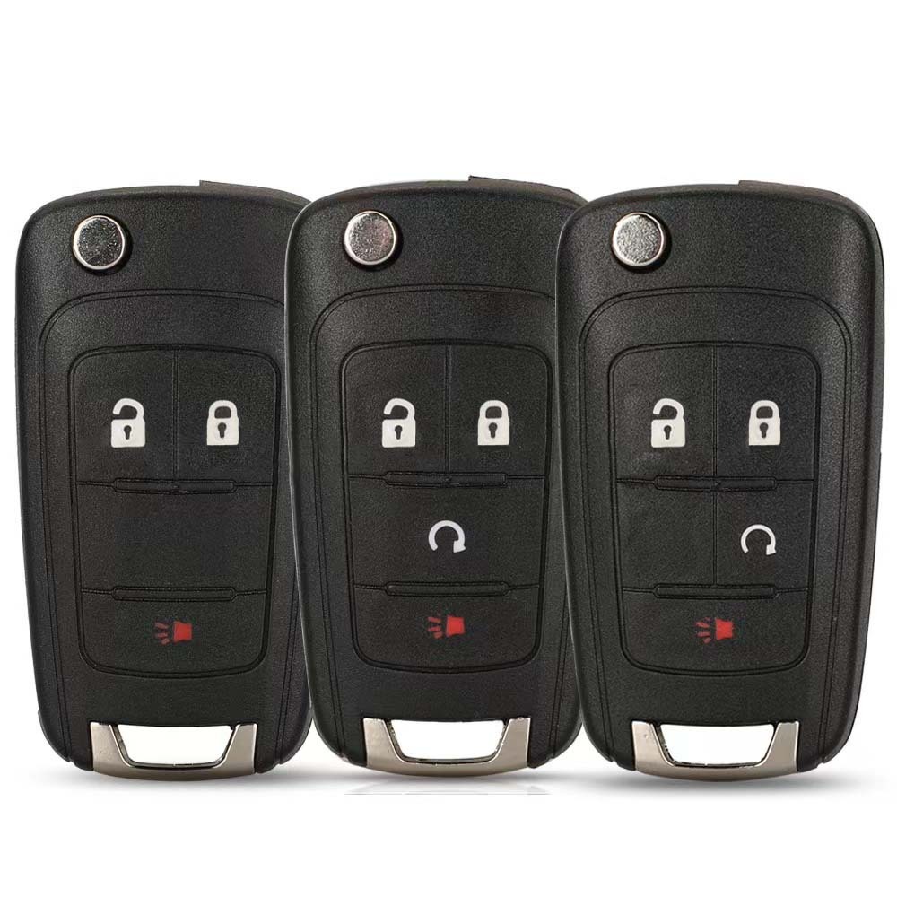 For Chevrolet Smart Key shell  3 4 button special button