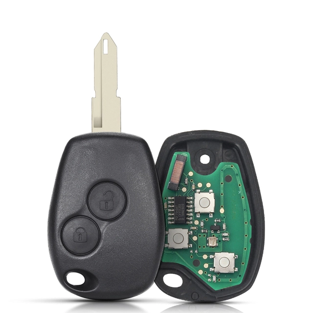 For Renault Kangoo II /Clio III 2 button remote key 433mhz with original 7946AT chip