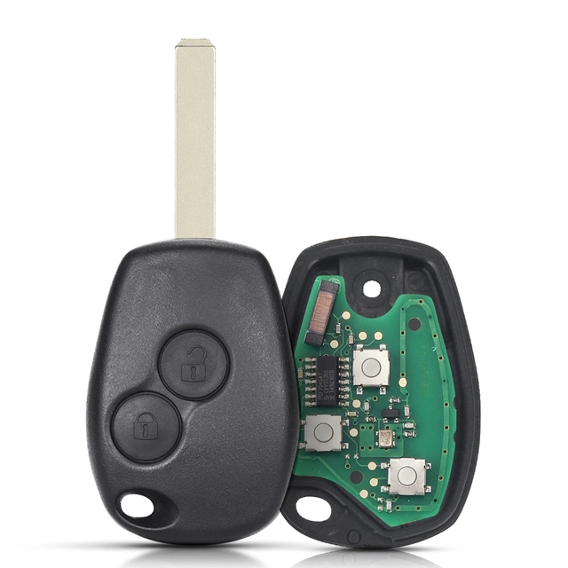 For Renault Kangoo II /Clio III 2 button remote key 433mhz with original 7946AT chip