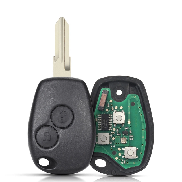 For Renault Kangoo II /Clio III 2 button remote key 433mhz with original 7946AT chip