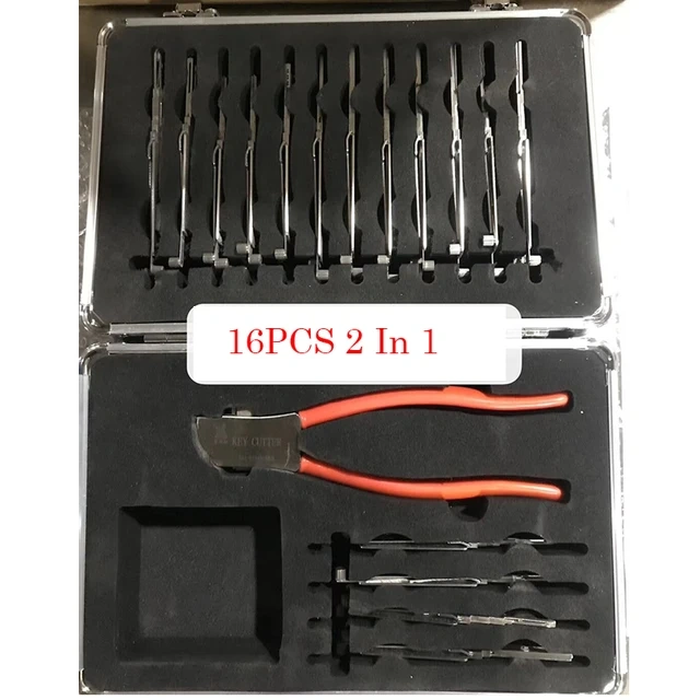 Original LISHI 16 PCS 2 in 1 Auto Car Tool Lock Decoder Locksmith Tools