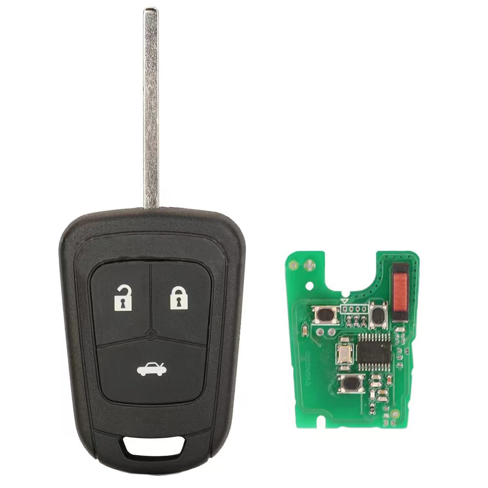 2 3 button remote key ID46 chip 433mhz for Opel Chevrolet