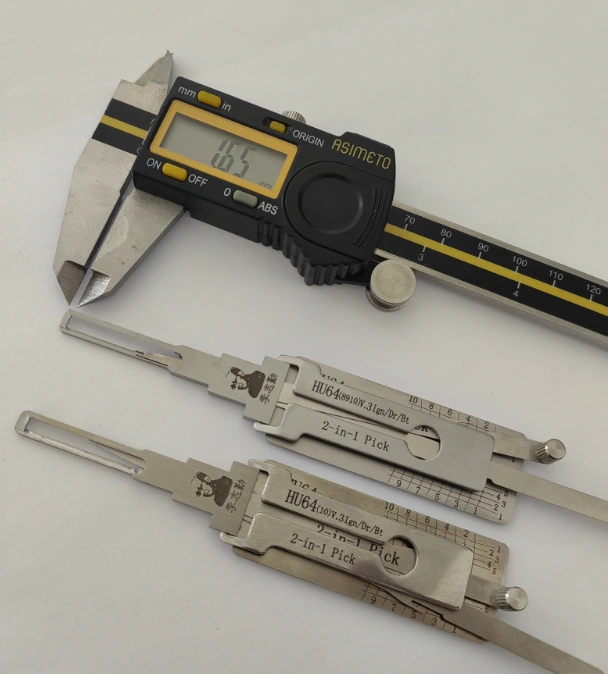 Original Lishi NEW HU64-8910-V.3 2-in-1 Pick and Decoder for Mercedes