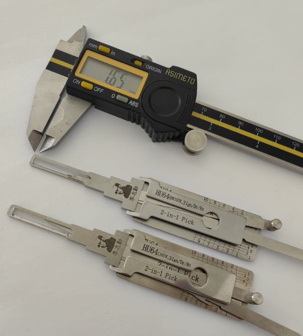 Original Lishi NEW HU64-8910-V.3 2-in-1 Pick and Decoder for Mercedes