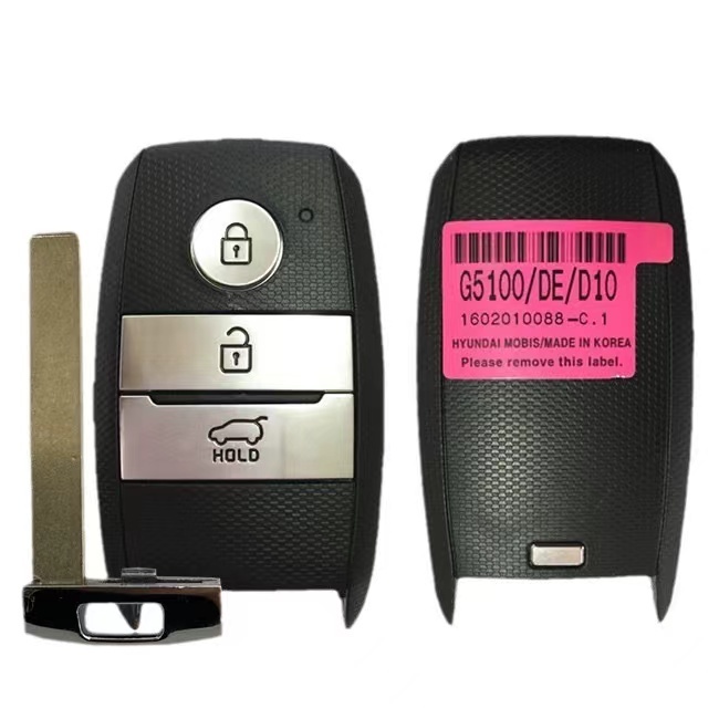 For Kia Niro 2016-2018 year keyless car remote Key 3 Buttons 433mhz with id47 chip FCCID 95440-G5100