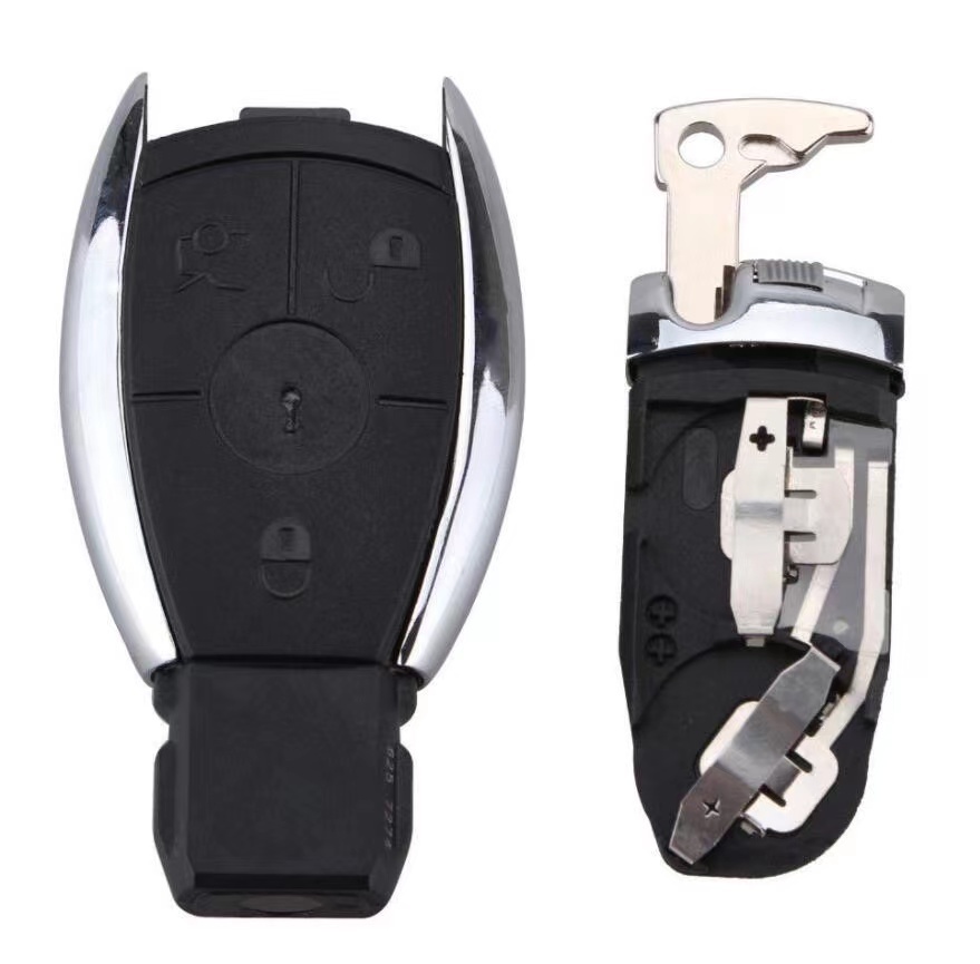 For Benz 3/4 Buttons Remote Smart Car Key Shell Case