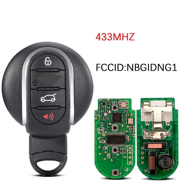 For Aftermarket BMW MINI COOPER 3 / 4 button smart Car Remote Key 433MHZ with ID49 chip FCC ID: NBGIDGNG1