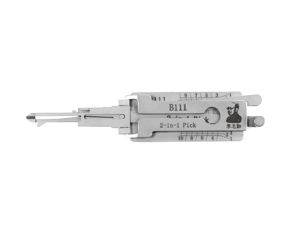 Original Lishi B111 2-in-1 Pick and Decoder for GM