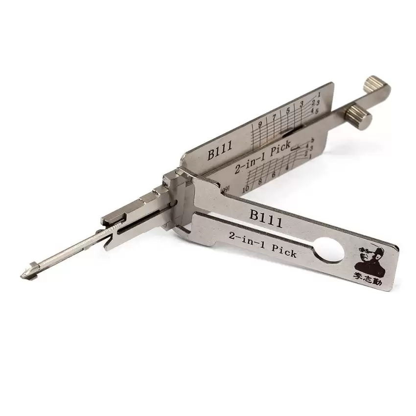 Original Lishi B111 2-in-1 Pick and Decoder for GM
