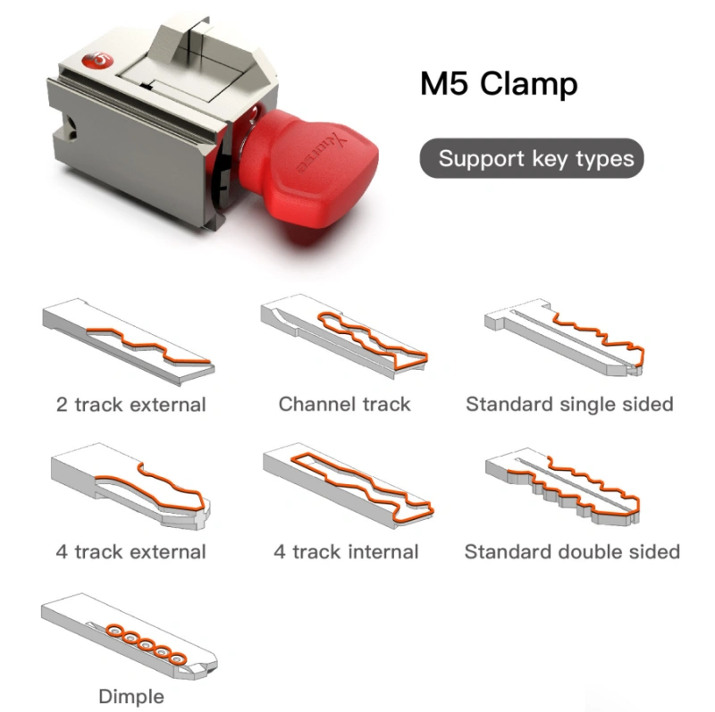 Xhorse M5 Clamp work with Dolphin XP-005L/Condor MINI Plus II/XP-005/ MINI Plus