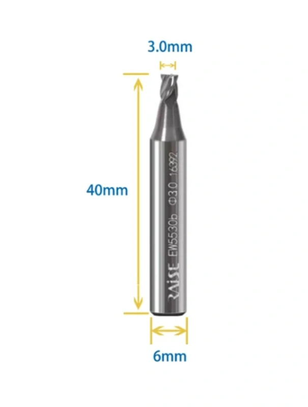 Raise 0.9mm 1.0mm 1.2mm 1.5mm 2.0mm 2.5mm 3.0mm  Milling Cutters Carbide Steel for key cutting copy machine locksmith tools