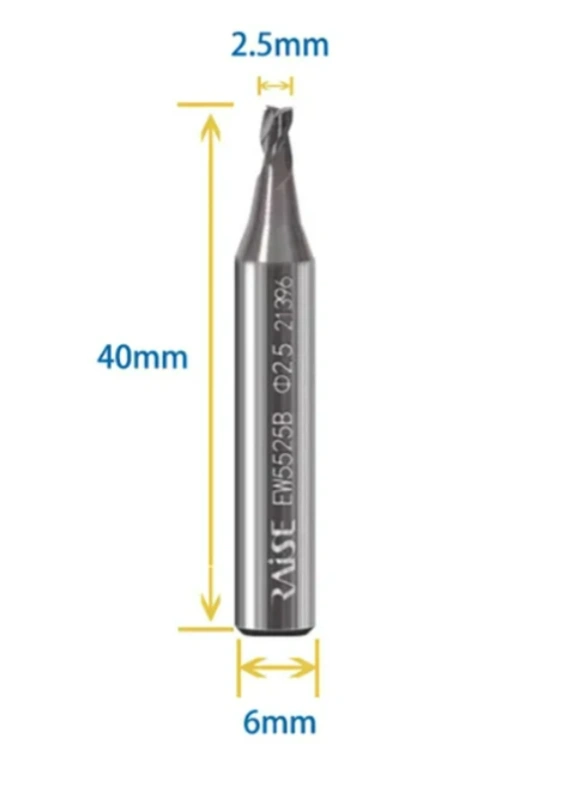 Raise 0.9mm 1.0mm 1.2mm 1.5mm 2.0mm 2.5mm 3.0mm  Milling Cutters Carbide Steel for key cutting copy machine locksmith tools