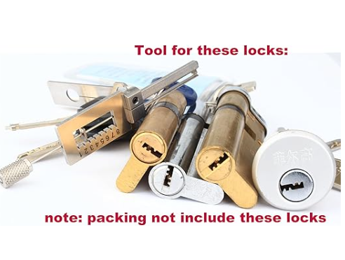 SS005 Lishi style 2 in 1 lock pick and decoder Opening Kaba Lock For Civil Locks