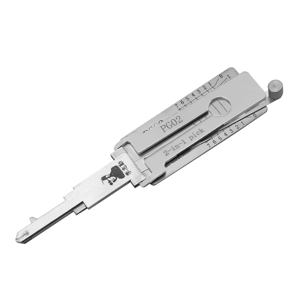 Original LISHI 2 in 1 lock PG02 Lock Pick and Decoder tool For Piaggio Motorcycle Locks