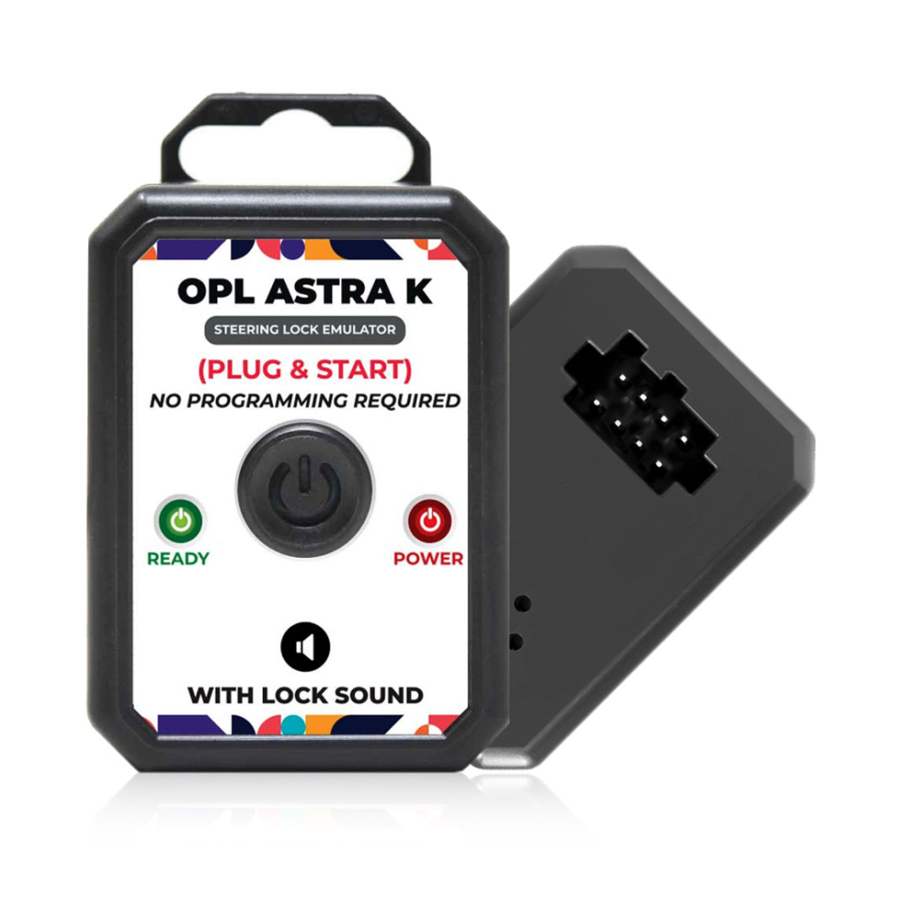 For Opel/Vauxhall Astra K 2010-2015 Steering Lock Emulator Simulator with Lock Sound Plug and Start
