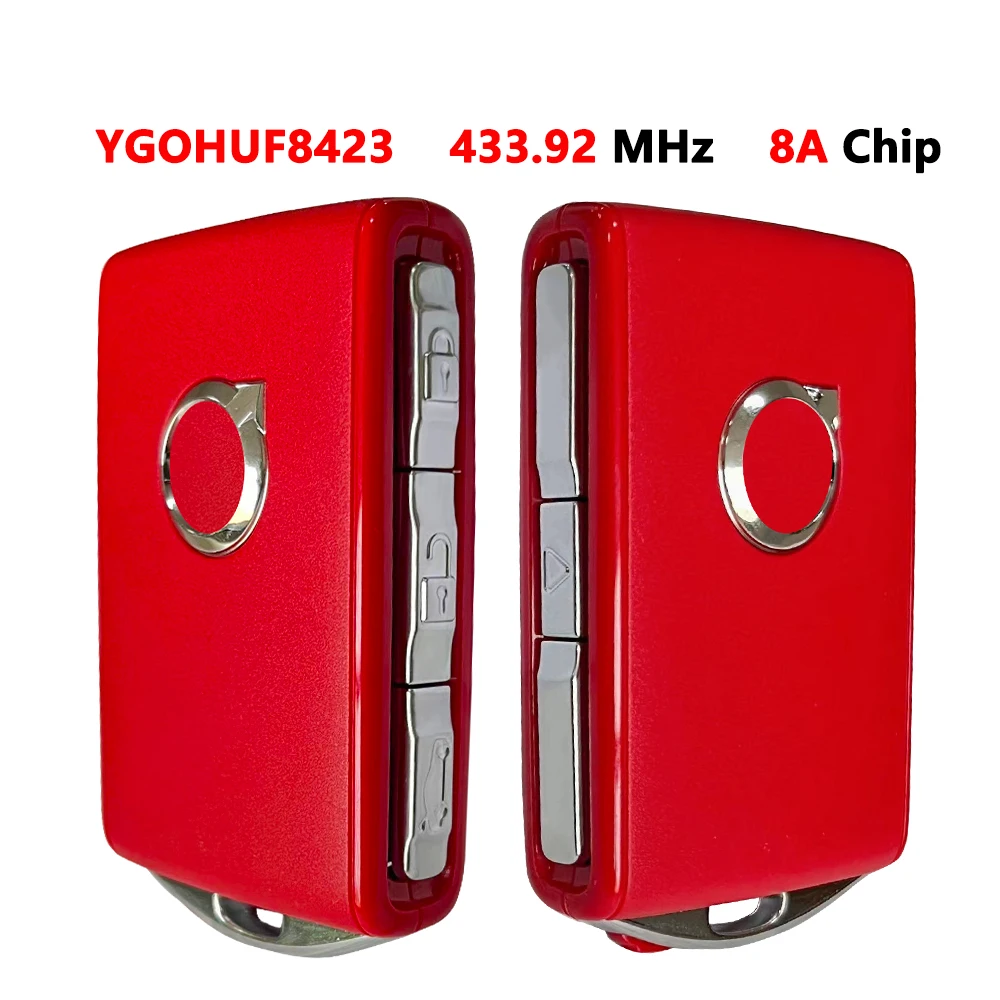 Original 4 Button Smart Remote Car Key 8A Chip 433Mhz for Volvo S90 S60 S40 XC60 XC90 2016-2021
