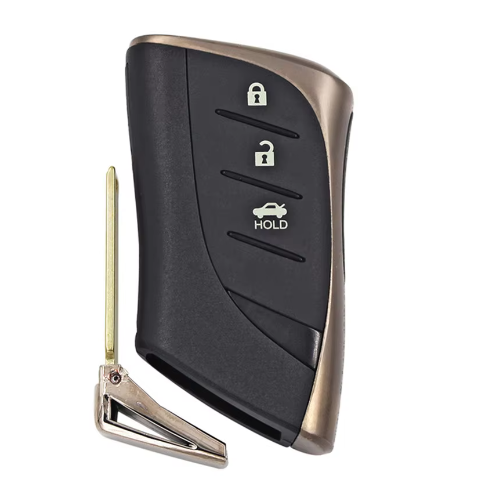For New Lexus RX ES IS UX 3 4 button remote key shell