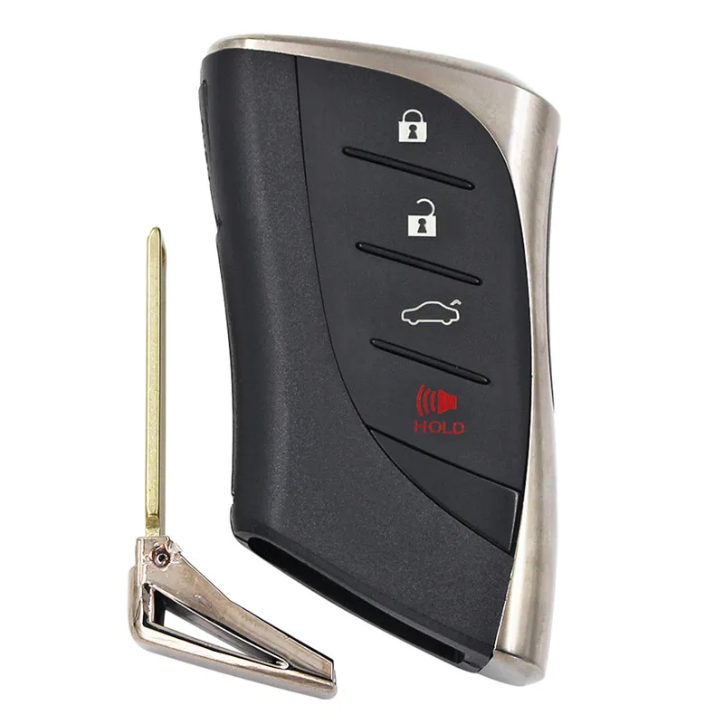 For New Lexus RX ES IS UX 3 4 button remote key shell