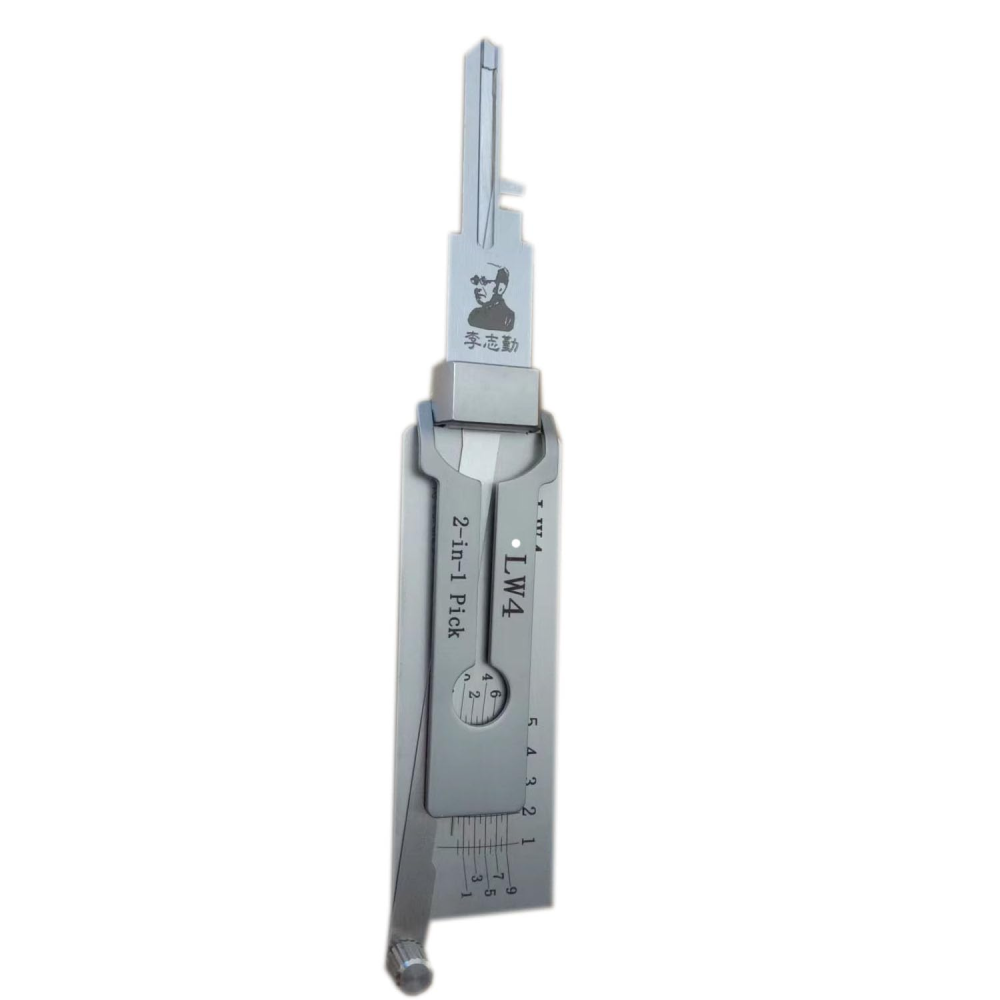 Original Lishi 2 in 1 tool and Decoder LW4 for Open Australian Lockwood Civil Door Lock