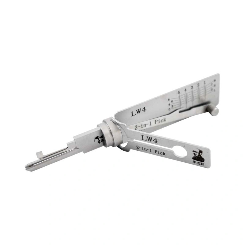 Original Lishi 2 in 1 tool and Decoder LW4 for Open Australian Lockwood Civil Door Lock