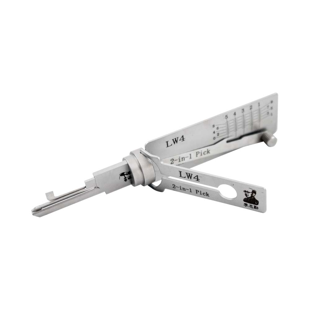 Original Lishi 2 in 1 tool and Decoder LW4 for Open Australian Lockwood Civil Door Lock
