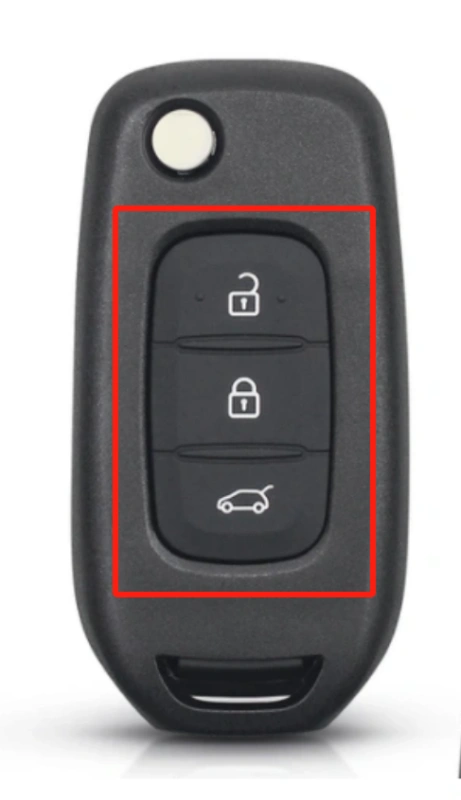 2 / 3 button rubber  For Renault flip Key Shell