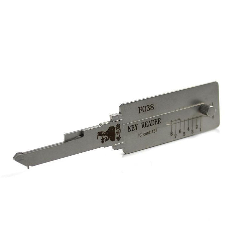 Original Lishi 2 in 1 tool FO38 key reader for Ford, Lincoln