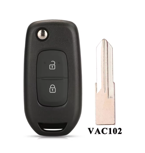 For Renault 2 button flip Key Shell for Renault Dacia Logan, please choose blade