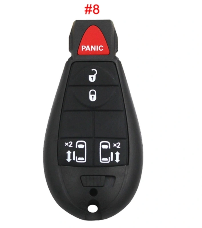 For Jeep Chrysler Dodge Remote Car Key 2/3/4/5/6 Buttons 315mhz / 433mhz with ID46 chip PCF7941 FCCID: M3N5WY783X IYZ-C01C