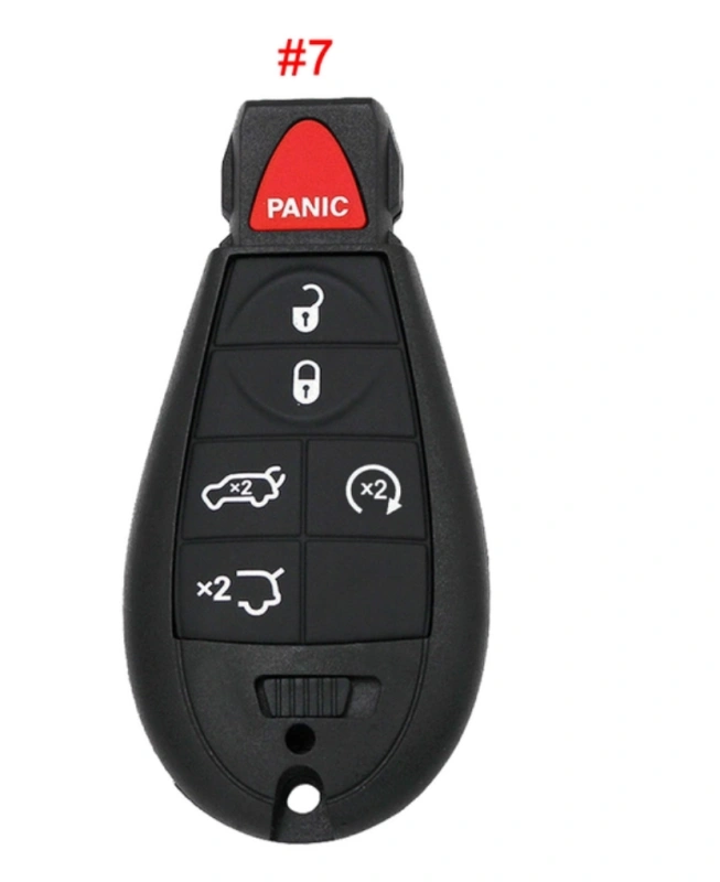 For Jeep Chrysler Dodge Remote Car Key 2/3/4/5/6 Buttons 315mhz / 433mhz with ID46 chip PCF7941 FCCID: M3N5WY783X IYZ-C01C